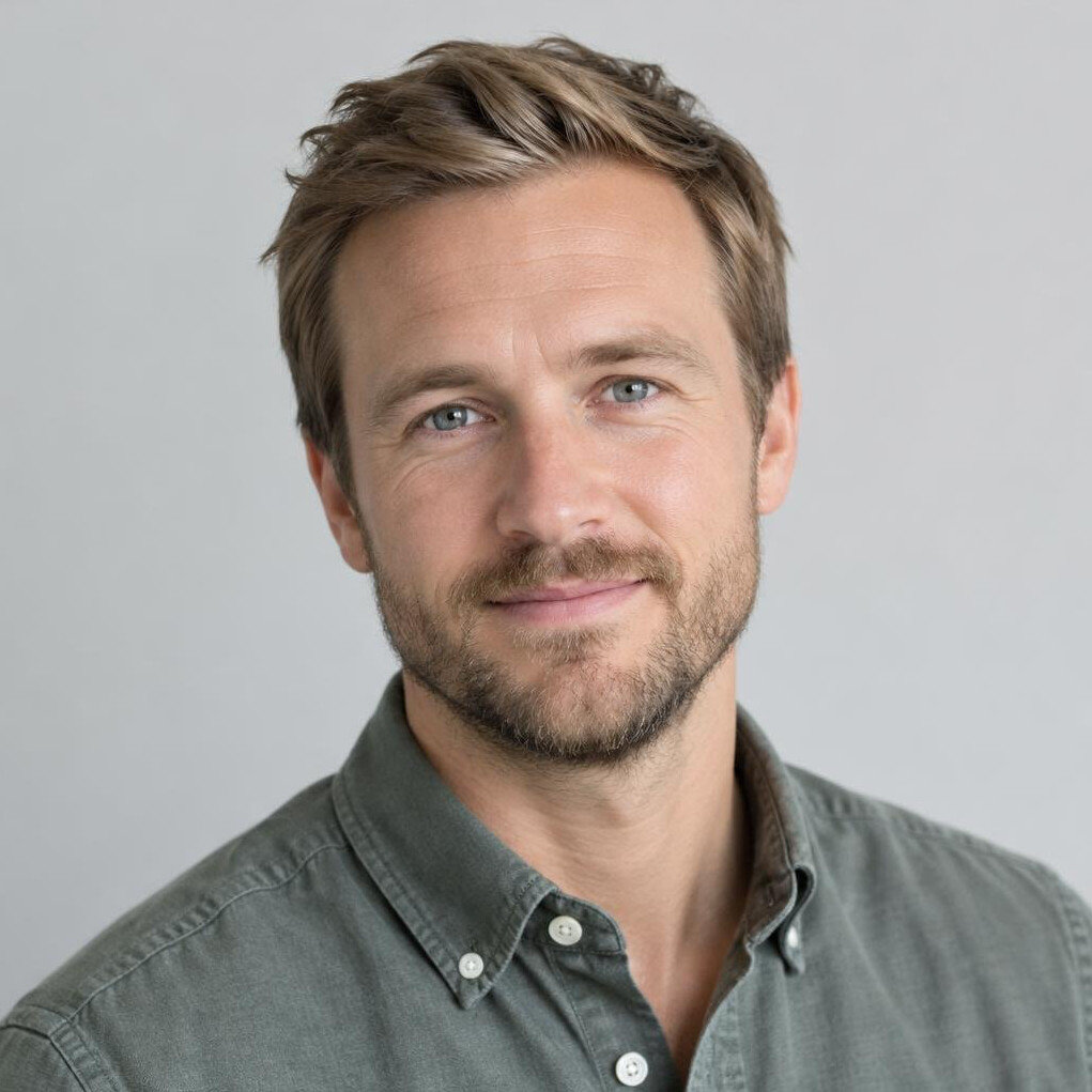 Portrait of a bearded man